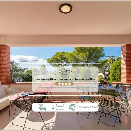 Appt 4 Etoiles -2 - Piscine - Wifi - Clim 公寓 Saint-Raphaël