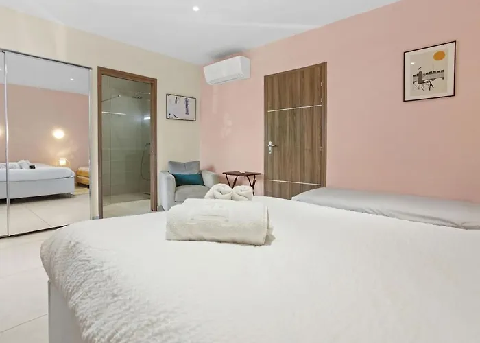 Daire Appt 4 Etoiles -2 - Piscine - Wifi - Clim